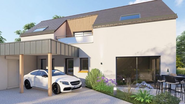 Constructeur-maison-Belz-carport-Morbihan-56-BEHOME