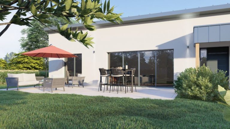 constructeur-le-bono-maison-contemporaine-terrasse-jardin-be home